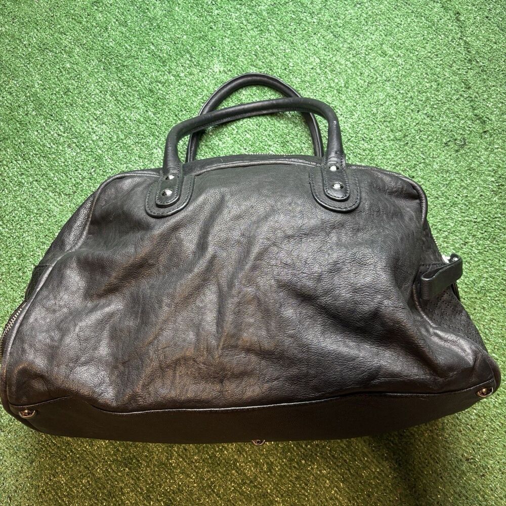 CHANEL Coco Mark Matelasse Boston Bag Travel Black Large Bowling Bag Authentic - Picture 14 of 16
